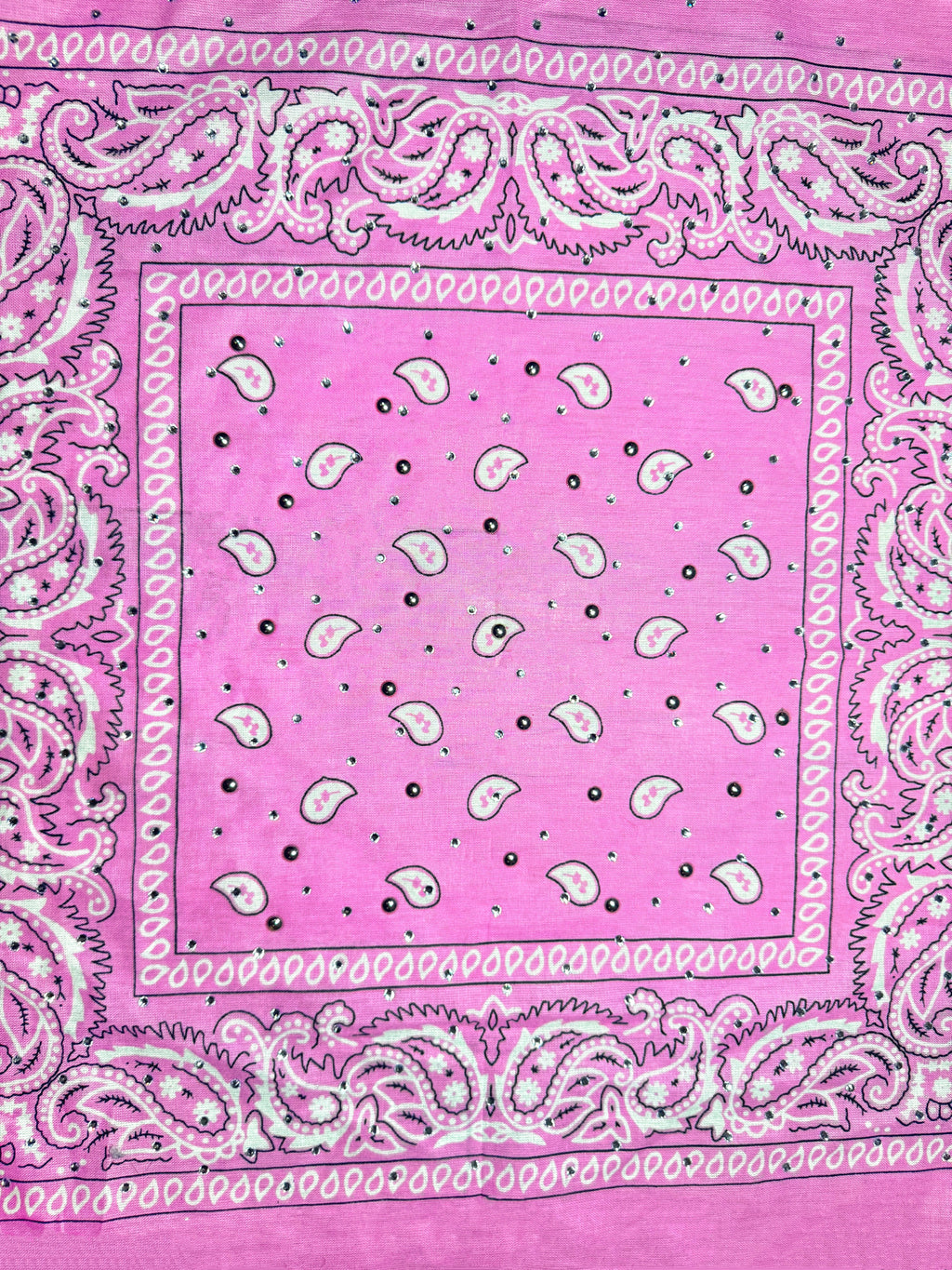 Baby Pink Bedazzled Bandana