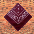 Burgundy Bedazzled Bandana