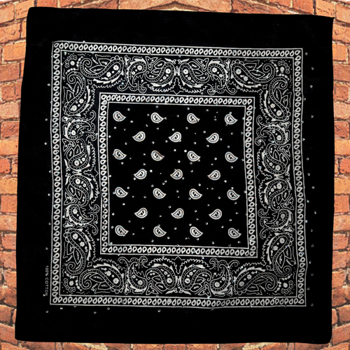 Black Bedazzled Bandana